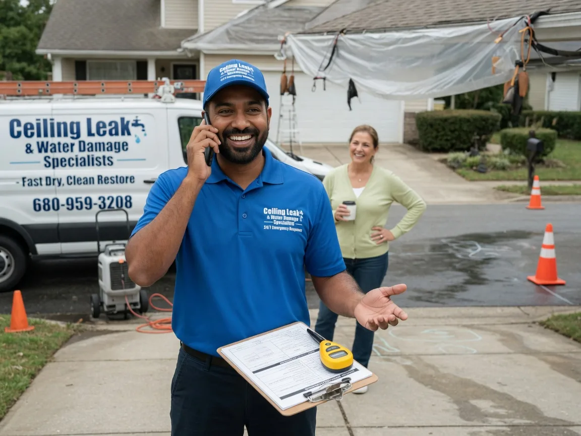 Ceiling Leak Cleanup Jensen, UT FAQs